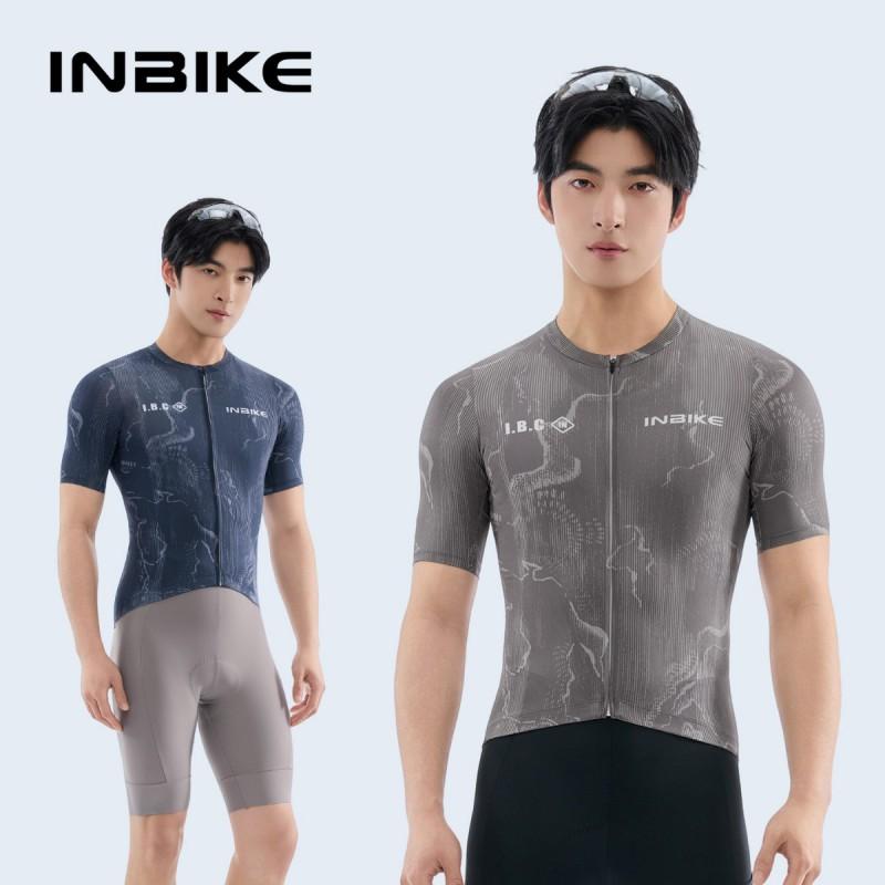 Mens Cycling Jersey Short Sleeve Breathable Quick-Dry Performance Top Road Bike Ride