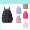Lässiger Nylon-Rucksack für Damen mit 16-Zoll-Laptopfach und Patchwork-Design für Reisen und Freizeit