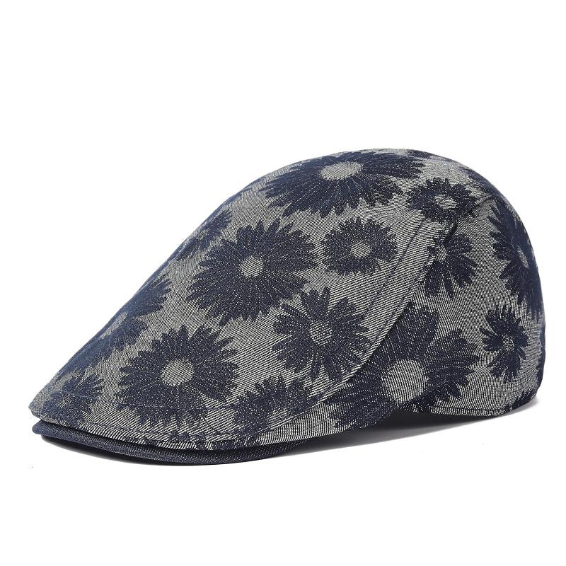 Cowboystoff Andetungehatt Herre Retro Fremoverlue Englandstil Beret Herre- og damehatt