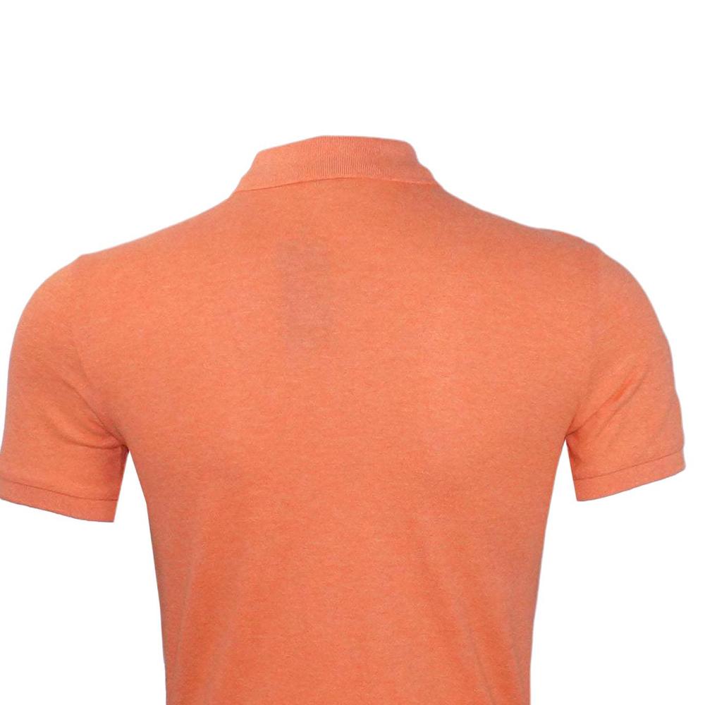 Polo Ralph Lauren Logo Embroidered Pullover Straight-Cut Short Sleeve Polo Shirt Men Polo Shirts Orange 710697457-061