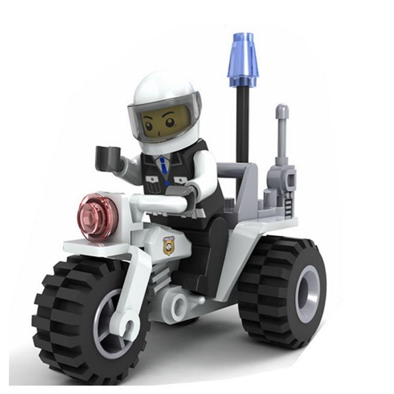 Promotions! 6Pcs Military Ghost Commando Army Soldiers Model Action Figure Blocks Construction Building Bricks Toys For Children