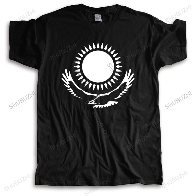 Kazakhstan Unisex summer cotton t shirt new short sleeve streetwear country fleece nations Kazakh flag Kazakhstani KAZ Qazaqstan