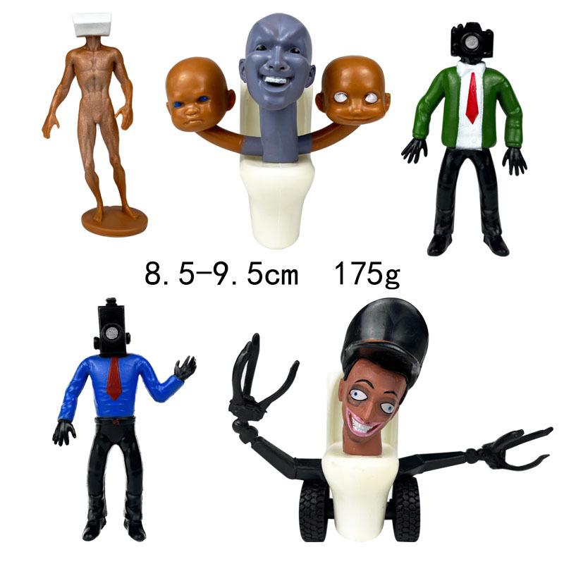 

Skibidi Туалетный человек Камера Человек Фигурка Телевизионный человек Колонка Человек Модель Оператор Фигурки Украшения ПВХ Кукла Игрушка Коллекционная