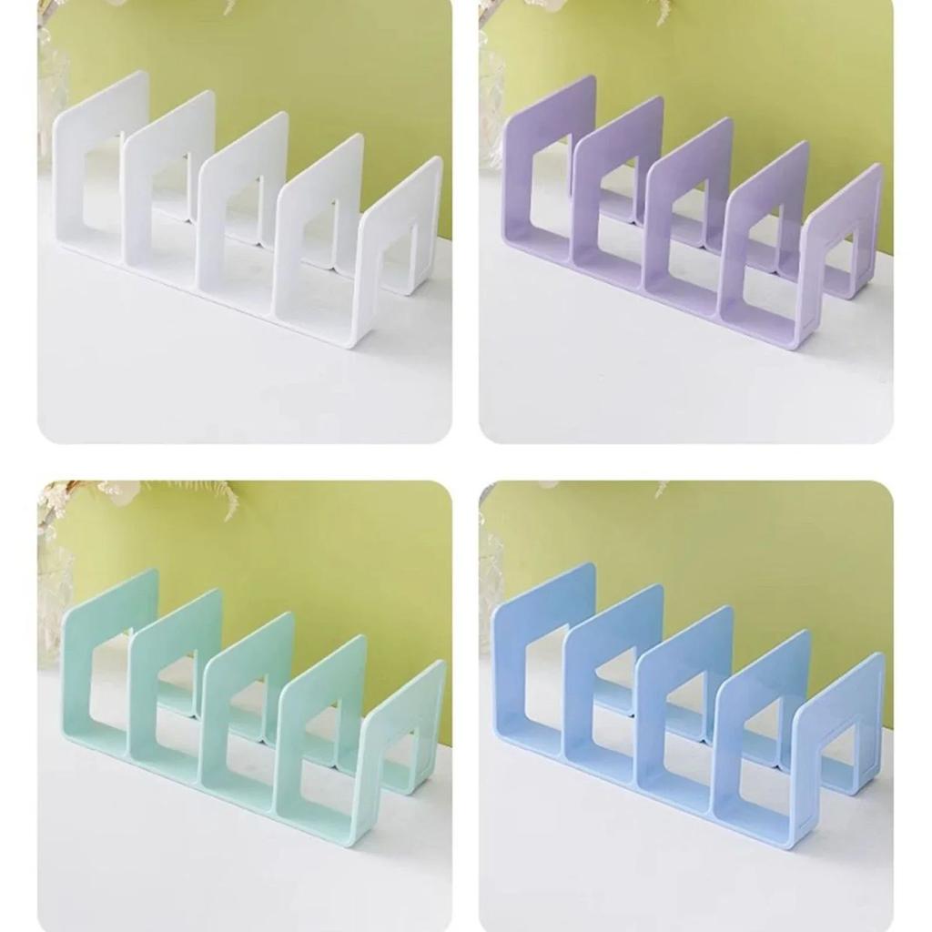 Multi-function Book Magazine Bookshelf Storage Stand Desk Organizer Holder for Book Magazine CD Files School Office Supplies