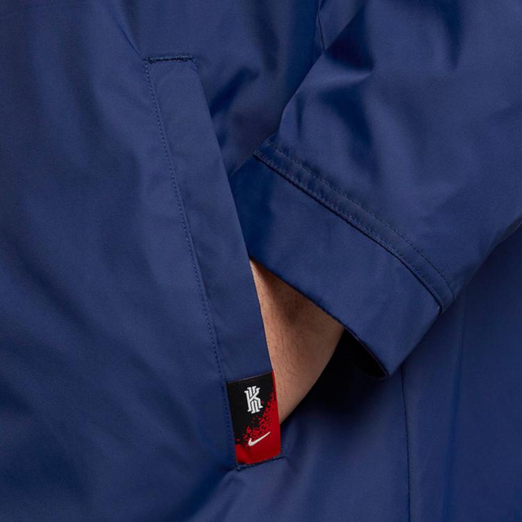 Nike Kyrie Jacket Protect Fleece Layered Warm Long Sleeve Jacket Men Jackets Blue AJ3528-478