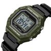 Herrenuhr Elektronisches Digitales Uhrwerk Rechteckiges LED-Anzeige Zifferblatt Outdoor Sport Wasserdicht Herrenarmbanduhr