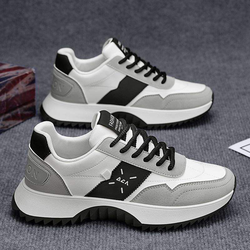 Men's shoes sports shoes four seasons casual running non-slip and deodorant thick-soled Forrest Gump dad trendy shoes