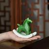 Ceramic Pony Ornament Rocking Horse Tea Ceremony Collectible Tea Table/Office Desk Cute For The Year Of The Horse