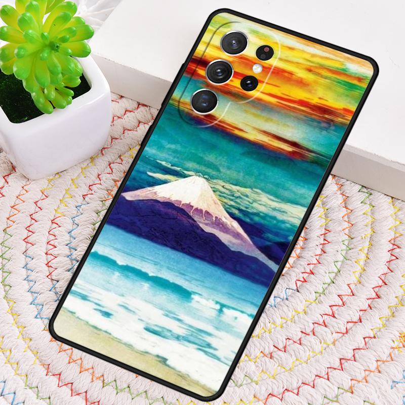 Japan Scenery Silicone Phone Case For Samsung Galaxy Note 10 Pro S26 S25 S24 S23 S22 S21 Plus S25Ultra Capa Cover