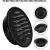 70-300Mm Round Stainless Steel Air Vent Grille Insect Protection Home Exterior Wall Ducting Ventilation Tools Exhaust Hoods