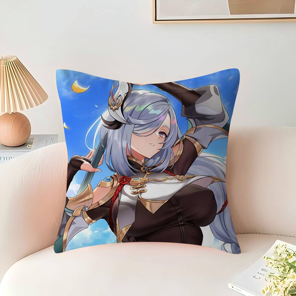 Spiel S-Shenhe Kissenbezug Dekokissen Sofa Heimdeko Hülle Kissenbezüge