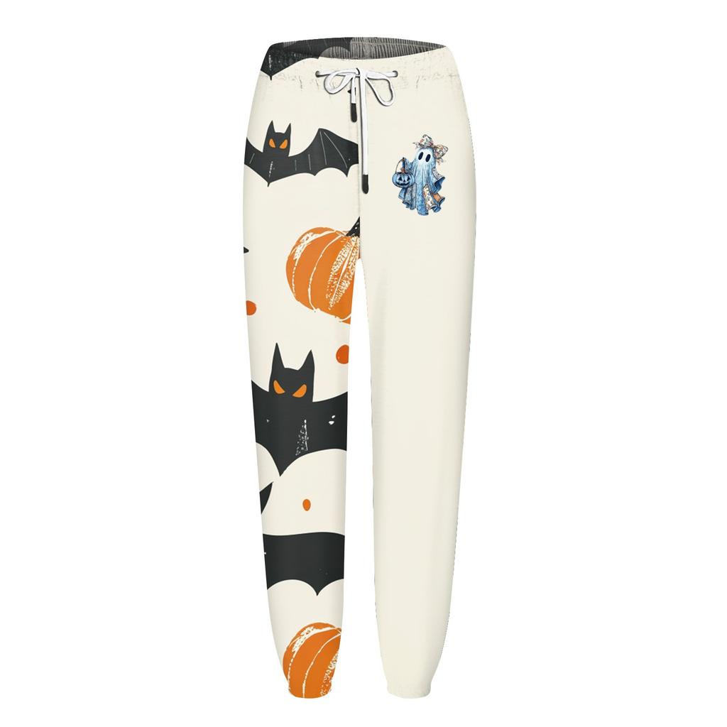 Lässige Jogginghose für Damen mit Halloween-Print
