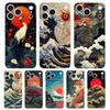 Soft Phone Case For iPhone 17 Air 16E 16 11 15 14 Pro MAX 12 13 7 8 Plus SE Easter Cover Protection Japanese Style Art Japan