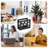 Iron Letter Holder Black Desk Sorter Modern Tissue Storage Box  Office