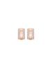 Stonehenge Silver Cubic One-Touch Earrings Sc25C34E