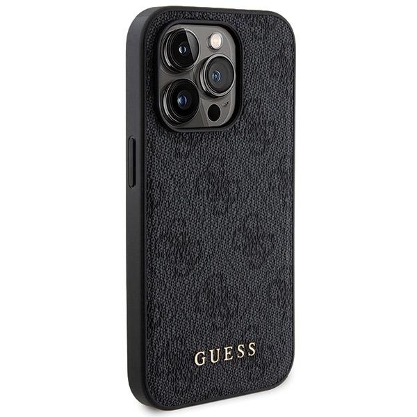 Zestaw Guess Gubpm5P14L4Gemgk Iphone14 Pro 6.1 Hardcase + Powerbank 5000Mah Magsafe Czarny/Black 4G Metal Logo