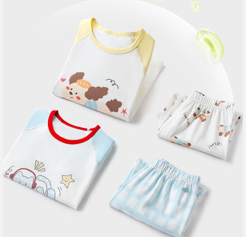 Children's Breathable Cotton Pajama Set