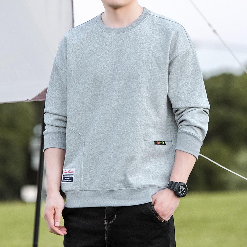

Men s Plus Size Trendy Round Neck Hoodie - Spring/Autumn Collection XL