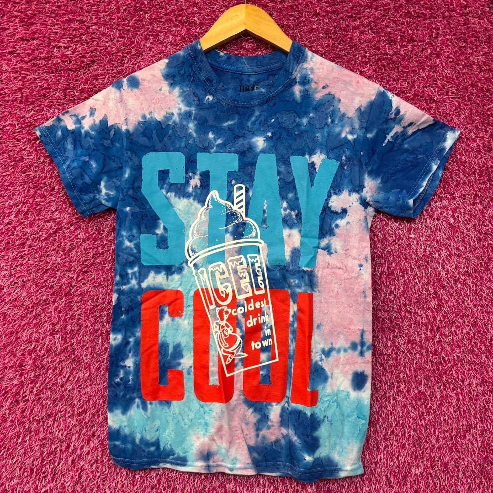 

Icee Coldest Drink Stay Cool Tie Dye T-Shirt Small XXXL