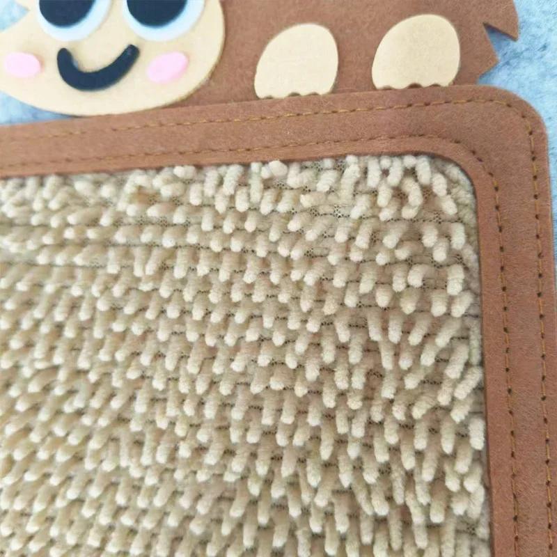 Covorașe Senzoriale din Feutru pentru Copii Autiști Plăci de Cogniție cu Animale de Desene Animate Tampoane Texturate Jucării Educaționale Dezvoltative pentru Preșcolari