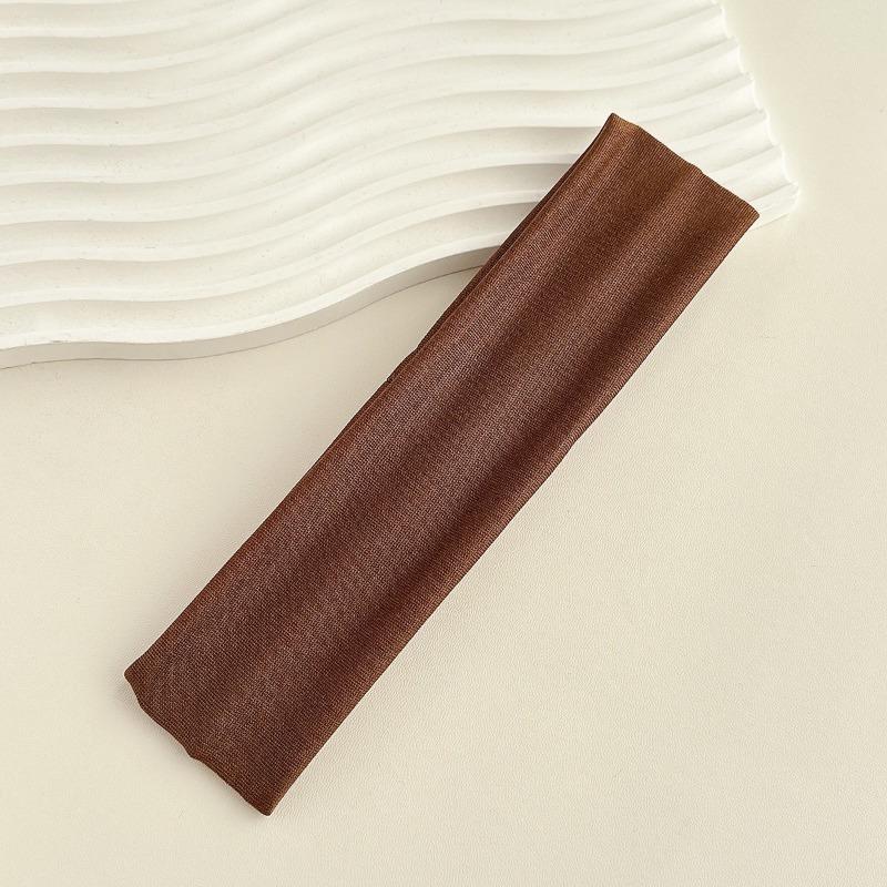 1Pc Unisex Solid Color Sweat-Absorbent, Soft, Breathable Simple Hair Tie Suitable for Fitness, Running, Yoga, High Elasticity Sports Headband