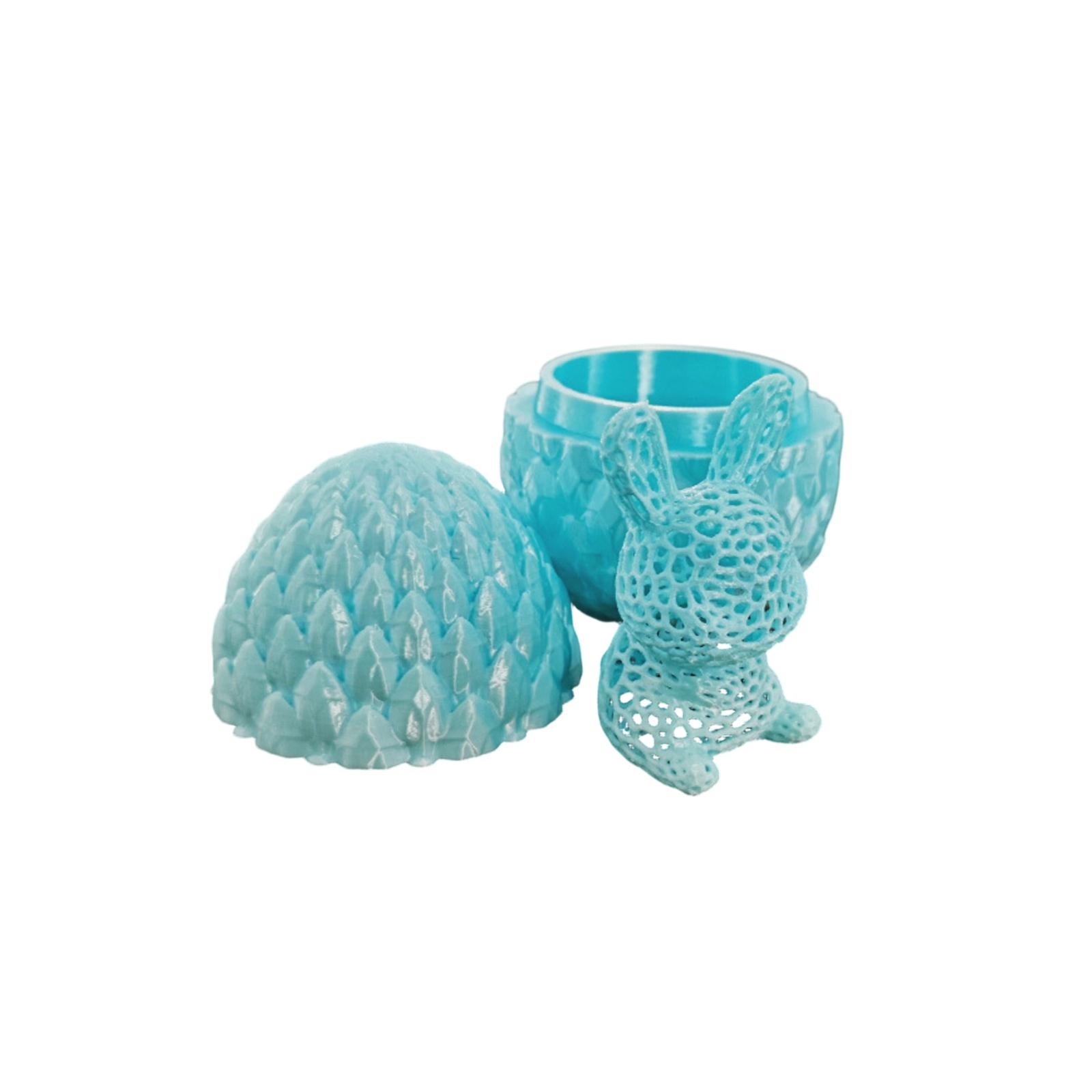 

Easter Hollow Bunny Egg 3D Printed Creative Toy Ornament One Size