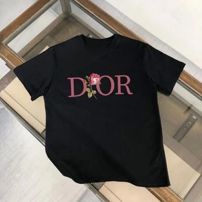 2025 High-quality Trendy Brand New Men's Summer Printing Letter Logo Round Neck Short-sleeved Men's and Women's Casual T-shirt