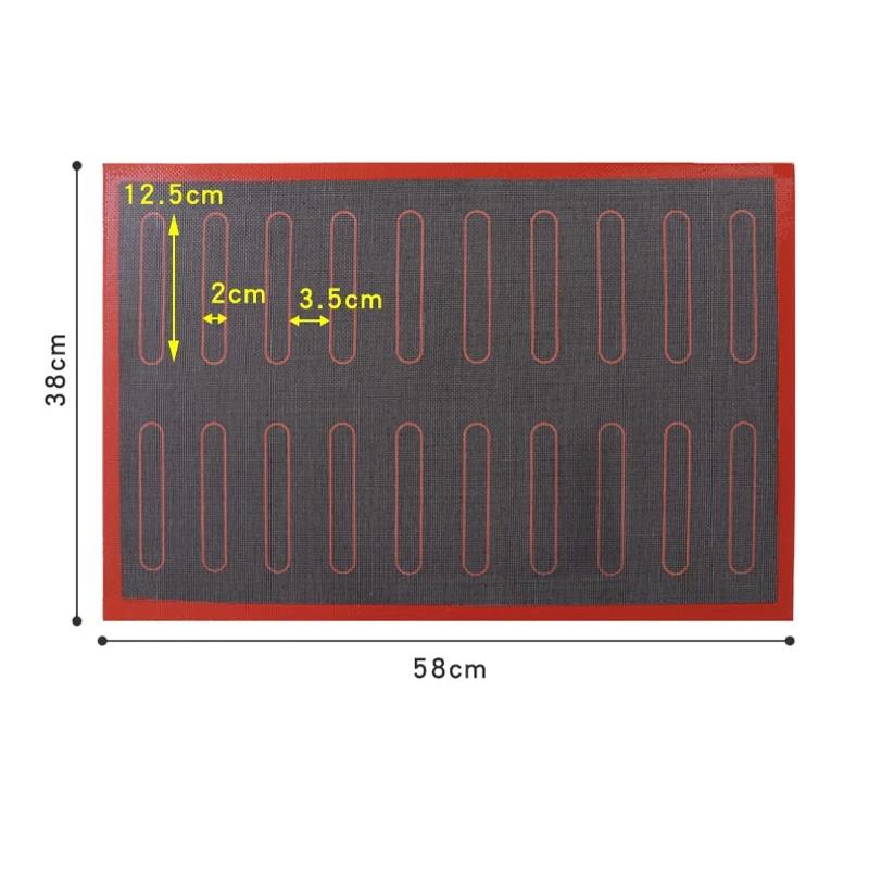 Silicone Baking Mat Non-Stick Baking Oven Sheet Liner Macaron Pastry Baking Pad Bakery Tool for Cookie Bread Biscuits Bakeware