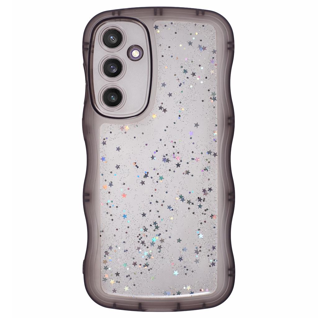 JTW Series for Samsung Galaxy S23 FE Case Epoxy Design Wavy Edge TPU Phone Cover