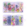 60/75pcs/box Barbed Jig Head Hooks Metal Jig Hooks Fishing Equipment Gear Tackle Accessories