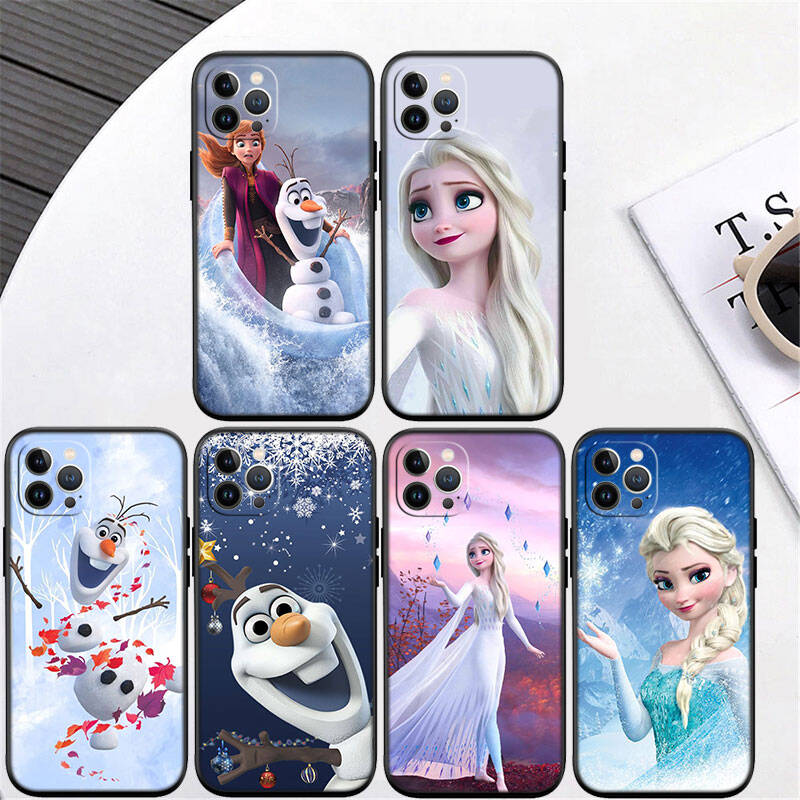 RT49 Frozen Olaf Elsa Anna Phone Case for iPhone 7 8 11 12 13 14 15 16 17 16E XS Pro Max XR X SE Air
