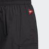 Adidas Originals Solid Pattern Embroidered Woven Casual Shorts Women Shorts Black HP0120