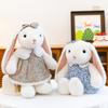 Plush Bunny Doll With Flower Dress For Kids Bedroom Decor And Gift Idea