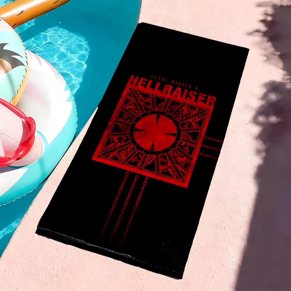 H-Hellraiser Towel Microfiber Beach Towel, Quick-Dry, Sand-Free, Ultra-Fine Fiber, Super Soft.