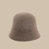 Trendy Warm Ladies Bucket Hat Winter Fashion Women Wool Hat