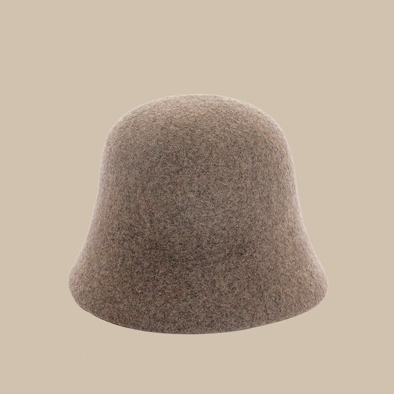 Trendy Warm Ladies Bucket Hat Winter Fashion Women Wool Hat