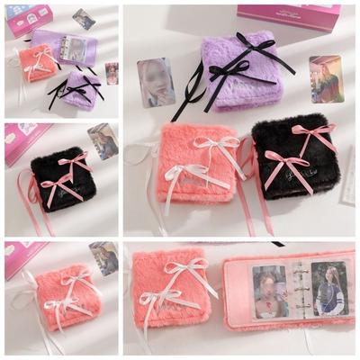Plush A8 Photo Collect Book Ballet Style Loose-leaf Photocard Holder Creative Binder Photo Album