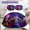 3pcs Kpop Hunter8 pattern bedding set duvet cover set includes duvet cover &pillowcases, perfect all season bedroom decoration & gift
