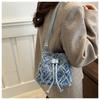 2025 New Simple Drawstring Tassel Bag Single Shoulder Crossbody Bag