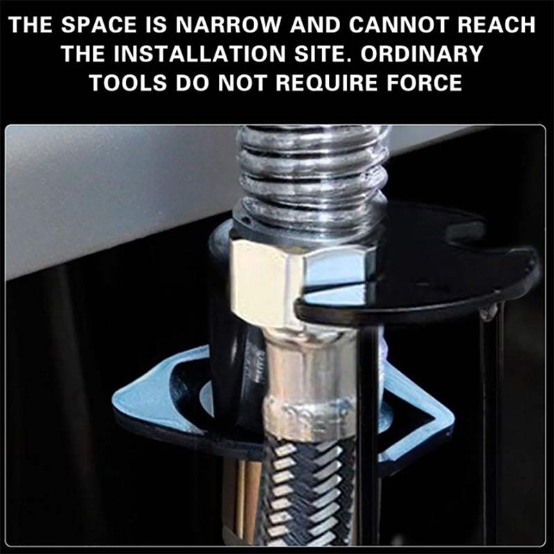 5-In-1 Multifunctional Sink Wrench Universal Pipeline Maintenant Tool Universal Tool Household Maintenance Faucet Nut Pipe Basin