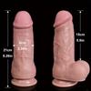 Realistic Silicone Massager with Strong Suction Cup, Manual Design, Body-Safe Material, Easy to Clean, No Battery Required