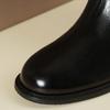 Wind But Knee Knight Boots Thick Heel Cowhide Thin High Boots Women's Fashion Boots OEM