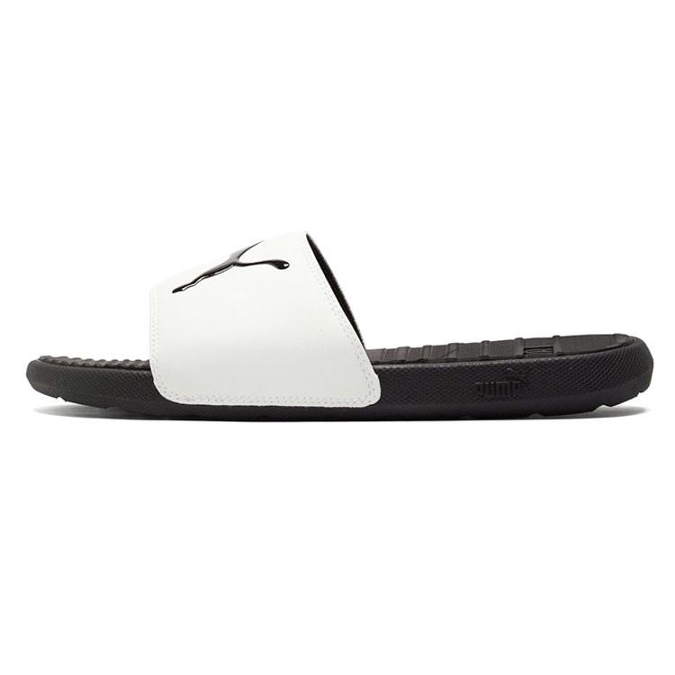 PUMA Cool Cat Sports Slippers White/Black Men s 371048-08 EU 39