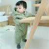 Onabebi Baby Red Jan Down Thick Romper with Fleece Cold Open Ages Months Clothes, Coverall, Hat, Lining, Kigurumi, Protection, Front, Winter, Unisex,