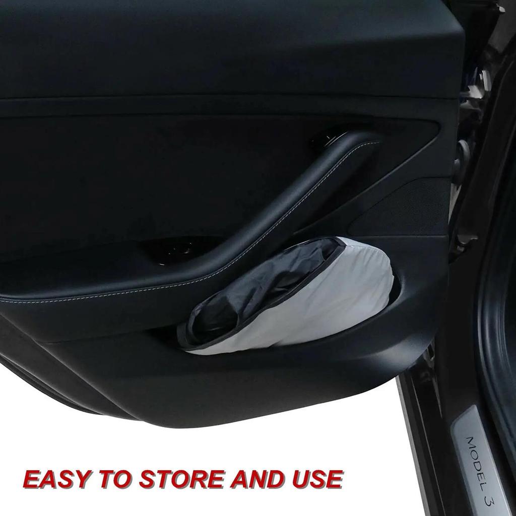 Car Windshield Sun Shade Covers Visors Front Window Sunscreen Protector Parasol Coche For Tesla Model 3 Y Sunshade AccessoriesWindshield Sunshades 1