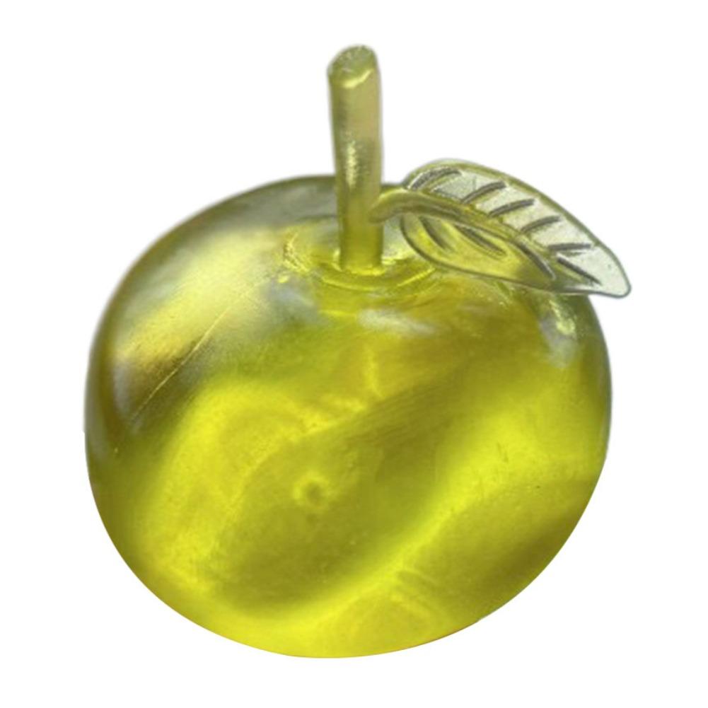 

Kids Childrens Green Apple Squishy Stress Relief Toy Handmade Soft TPR Squeeze Sensory Fidget Toy Portable Desktop Decor Gift Present For зеленого яблока