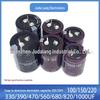 Refurbished Horn Type Aluminum Electrolytic Capacitor 200V/250V, 220uF/330uF/680uF Series