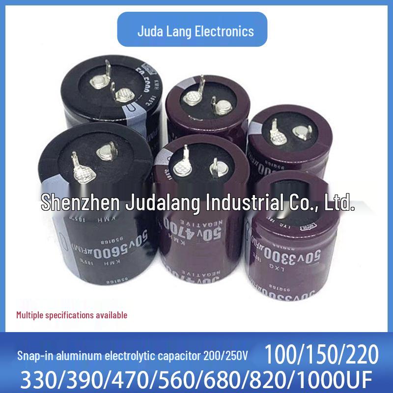 Refurbished Horn Type Aluminum Electrolytic Capacitor 200V/250V, 220uF/330uF/680uF Series
