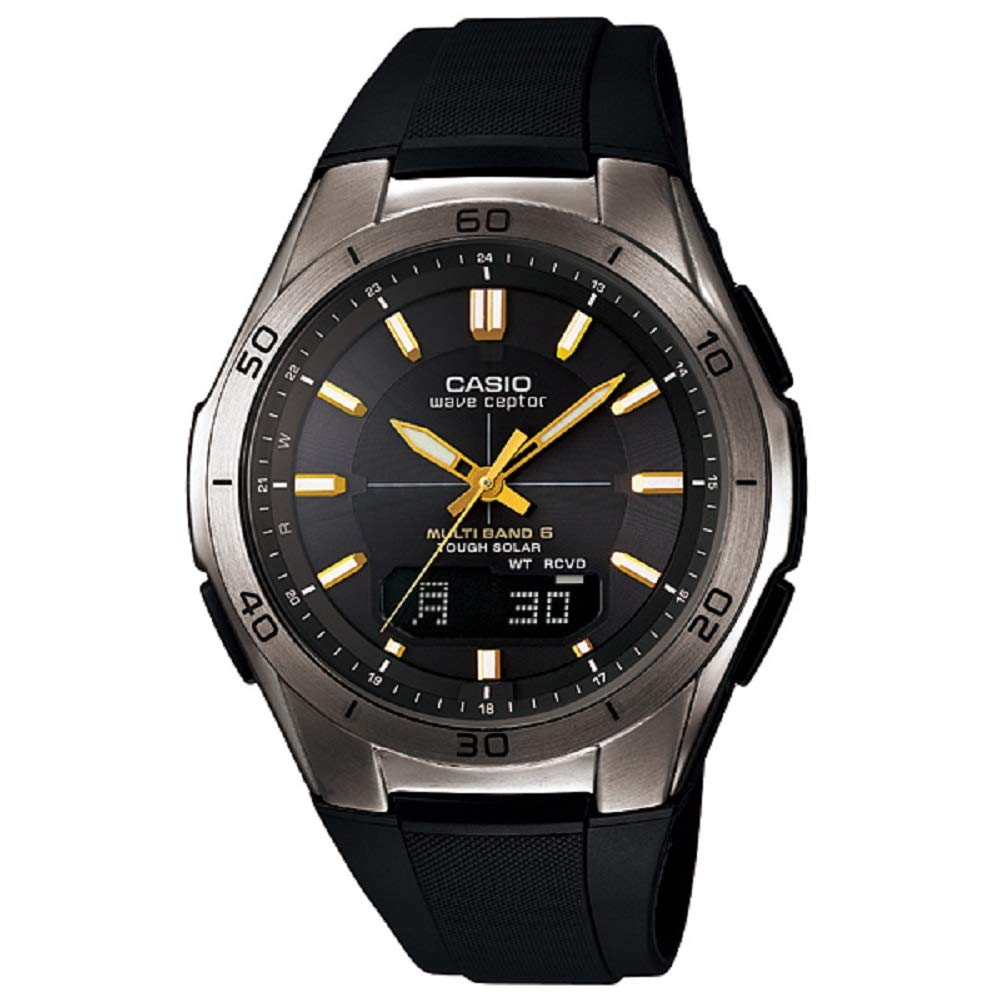 

[Casio] Часы Wave Ceptor [Оригинальный отечественный продукт] Радиоприемник на солнечной батарее WVA-M640B-1A2JF Черный