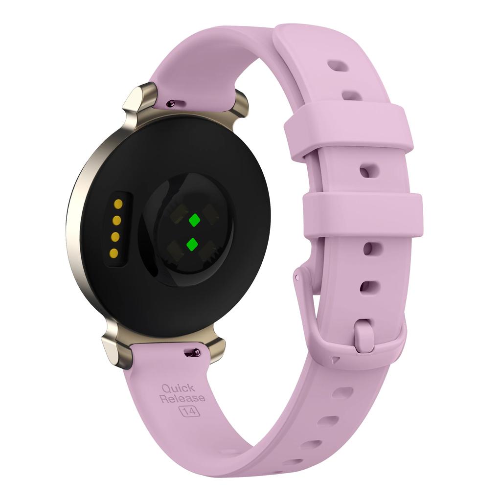 Original Silicone Band for Garmin Lily 2 Lilac/Wavy White/Roland Purple Origin Silicone Sport Band Strap for Garmin Lily 2 Watch